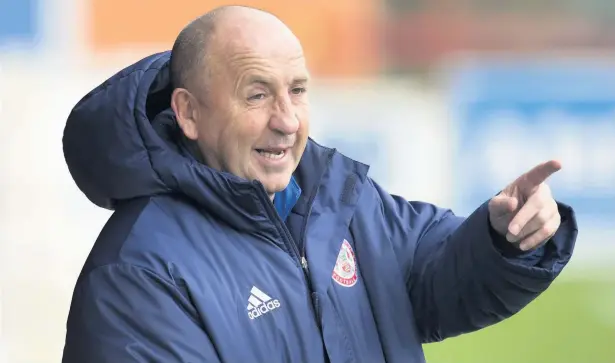  ?? Andy Stenning ?? Accrington Stanley boss John Coleman will try to strengthen his squad during the January transfer window