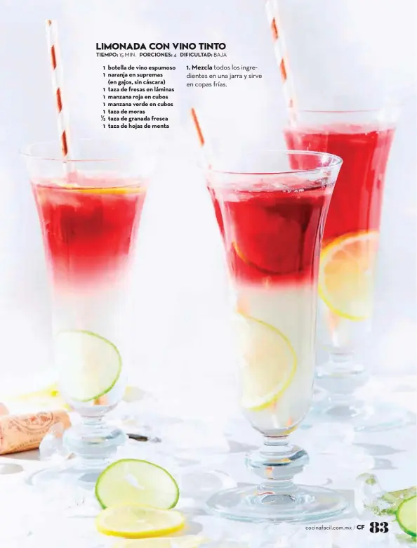 LIMONADA CON VINO TINTO - PressReader