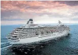  ?? SUPPLIED ?? The Crystal Symphony is due to arrive in Nelson on Sunday and will be the biggest cruise ship to visit the city.