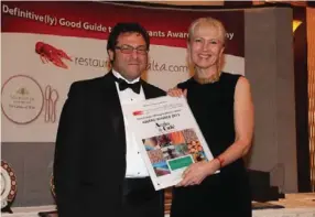  ?? – Angka Cafe ?? The award presented for best restaurant offering vegetarian options (sponsored by Good Earth Ltd)