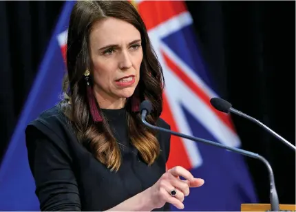  ?? New Zealand Prime Minister Jacinda Ardern. ??