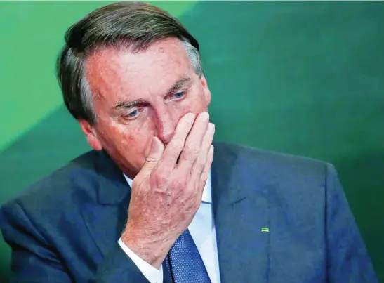  ?? REUTERS ?? El presidente de Brasil, Jair Bolsonaro, podría ser juzgado por la Corte Penal Internacio­nal