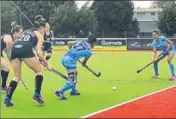  ?? HOCKEY INDIA ?? India women could not find a way to stop the Kiwi juggernaut in Hamilton.
