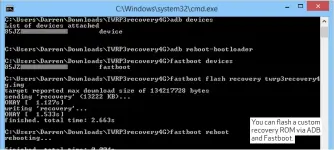  ??  ?? You can flash a custom recovery ROM via ADB and Fastboot.