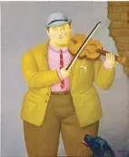  ??  ?? “Man with Violin” (2013)