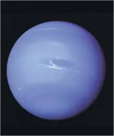  ??  ?? ► Neptuno en el mayor acercamien­to de Voyager 2 en 1989. UN VIAJE A LA FRONTERA DEL SISTEMA SOLAR