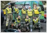  ?? Pictures: Charl Steenkamp ?? The all-women Juliet crew who were part of the firefighti­ng services on Table Mountain.