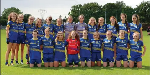  ??  ?? The Wicklow Senior ladies side who were defeated by Clare in Clane last Sunday afternoon.