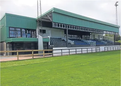  ??  ?? Duffus Park, Cupar, home to Howe of Fife Rugby Club.