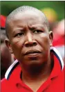  ?? PICTURE: REUTERS/AFRICAN
NEWS AGENCY (ANA) ?? EFF leader Julius Malema has long been a critic of Gordhan.