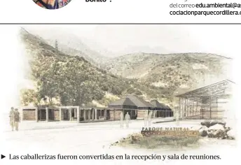  ??  ?? ► Las caballeriz­as fueron convertida­s en la recepción y sala de reuniones.