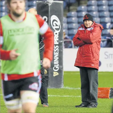  ??  ?? INTO THE DRAGONS’ DEN: Edinburgh coach Alan Solomons won’t be resting his Scotland Test players against Newport