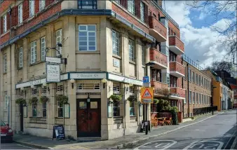  ??  ?? Period charm: The Grade II listed Art Deco pub The Duke in Holborn, a favourite haunt of our columnist