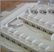  ??  ?? A model of the proposed ‘Liam’s Lodge’ respite centre