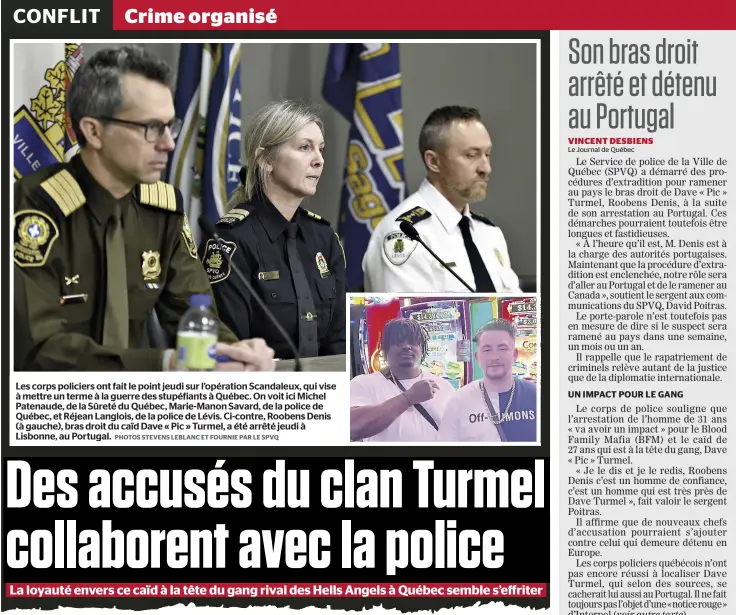 Des accusés du clan Turmel collaborent avec la police - PressReader