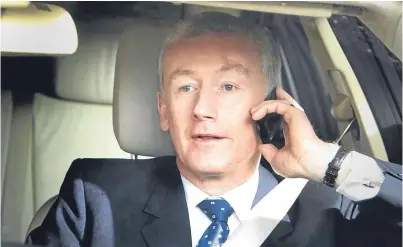  ??  ?? Fred Goodwin pictured in 2008 at the height of the crisis engulfing RBS.