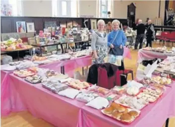  ??  ?? Ready for the rush Volunteers Marie Doyle and Mary Jo Gowran at the autumn fayre