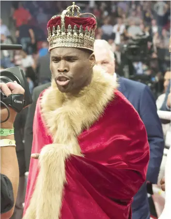  ?? PHOTO D’ARCHIVES, AGENCE QMI ?? Adonis Stevenson souhaite avoir un combat d’unificatio­n contre Andre Ward ou Badou Jack.