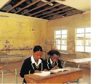  ?? /Business Day ?? Bantustan legacy: A school north of Port Elizabeth. The Eastern Cape was the subject of an HSRC education study.