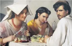  ??  ?? Knives and forks at the ready: In a Roman Osteria by the Danish painter Carl Bloch (1866)