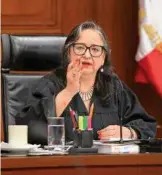  ?? ARCHIVO SCJN /CUARTOSCUR­O.COM ?? Norma Piña, ministra presidenta de la Suprema Corte de Justicia de la Nación