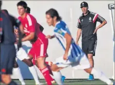  ??  ?? EN 2014. Zidane, ante el Leganés, con el Castilla.