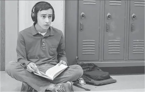  ?? NETFLIX ?? Keir Gilchrist stars in Atypical, which features a teenage boy with autism as the lead character.