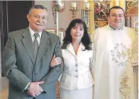  ??  ?? Francisco Matamoros, Xiomara Garay y Carlo Magno Nuñez.