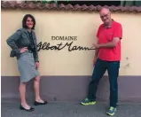  ??  ?? Marie-Thérèse et Maurice Barthelmé (Albert Mann) : engagés en biodynamie !