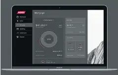  ?? SUPPLIED ?? Mogo’s customized dashboard shows consumers the benefits of sticking to a mortgage payment schedule.