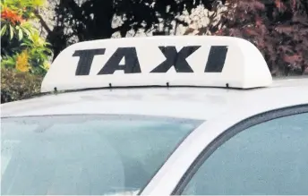  ??  ?? Drivers unhappy
Taxi companies have blasted North Lanarkshir­e Council