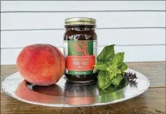  ?? ?? Peach and Basil Jam from Sallie’s Greatest.