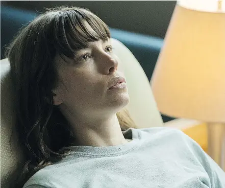  ?? — USA NETWORK ?? Jessica Biel stars as Cora Tannetti in The Sinner, her most challengin­g role to date and one she welcomes after playing standard and emotionall­y shallow rom-com, horror-flick roles.