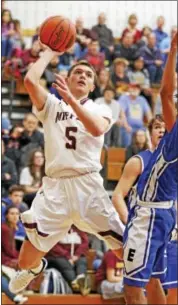  ?? KIRK NEIDERMYER - FOR DIGITAL FIRST MEDIA ?? Governor Mifflin’s Bubba Peters scored 24points in the team’s district playoff loss to Hempfield last week.