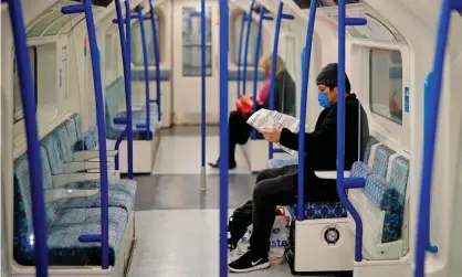  ??  ?? ‘Many London jobs can be done remotely, which remains a much more appealing prospect than squeezing on to a rush hour train.’ Photograph: Tolga Akmen/AFP via Getty Images