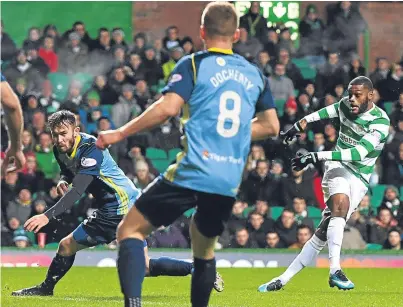 ?? Picture: SNS Group. ?? Olivier Ntcham makes it 1-0 with his fifth goal of the season.
