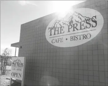  ?? LOANED PHOTO ?? TARA AND SHAUN MORRISON, OWNERS OF The Press Cafe and Bistro, 121 E. 24th St., announced the permanent closure of the restaurant.