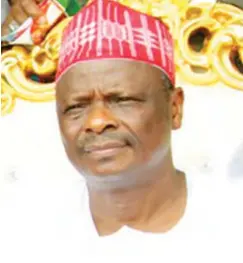  ??  ?? Sen. Rabiu Musa Kwankwaso