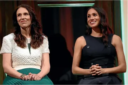  ?? GETTY ?? As Jacinda Ardern and the Duchess of Sussex have found, all women with a public profile who dare to push the boat face criticism of their choices.