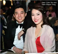  ??  ?? Dato’ Colin Tan and Datin Sharon Tong