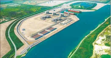  ?? Sempra ?? ARAMCO has agreed to take part in Sempra’s planned natural gas liquefacti­on facility in Port Arthur, Texas.