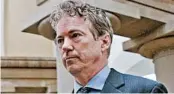  ?? J. SCOTT APPLEWHITE/AP ?? Sen. Rand Paul, R-Ky., expressed criticism of the House plan. “This sure looks like Obamacare Lite!” he tweeted.