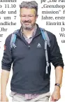  ?? FOTO: KÖHELN ?? Manuel Andrack kommt zum Wandertag.