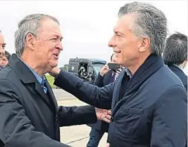  ?? (LA VOZ / ARCHIVO) ?? Otros tiempos. Schiaretti y Macri, una relación cambiante.