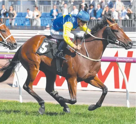  ?? Picture: GETTY IMAGES ?? Trainer Kris Lees says Le Romain was a competitor and deserved a spot in The Everest at Randwick.