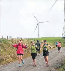  ??  ?? Up close and personal with the windmills in a previous event in 2016.