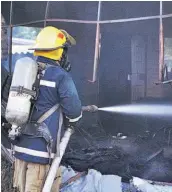  ??  ?? Pérdidas. El Cuerpo de Bomberos informó que los daños ascienden a $21,000.