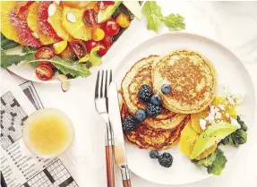  ??  ?? Protein-Packed Whole-Wheat Pancakes