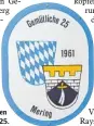  ??  ?? Sogar ein eigenes Wappen haben die Gemütliche­n 25.