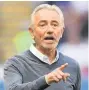  ??  ?? STREUTH: Unhappy Aussie manager Bert van Marwijk